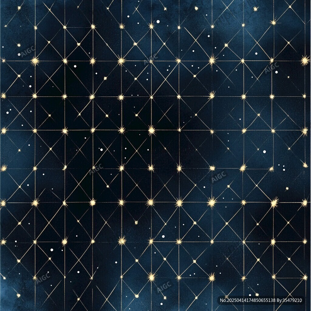 星空幾何圖案背景紋理