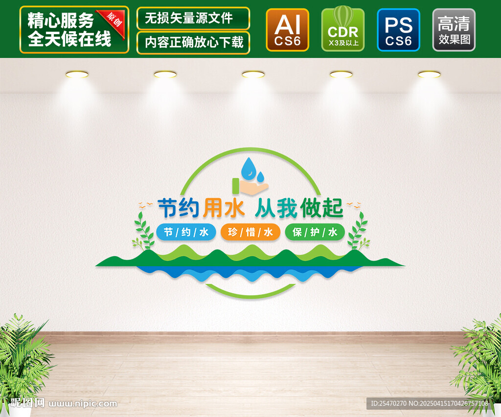 節(jié)約用水文化墻