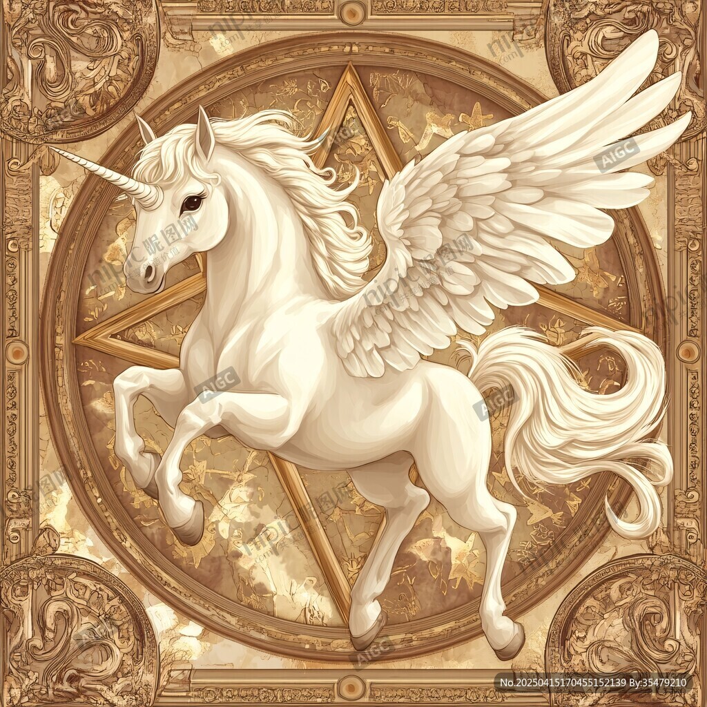 奇幻獨角獸 羽翼與星芒之姿