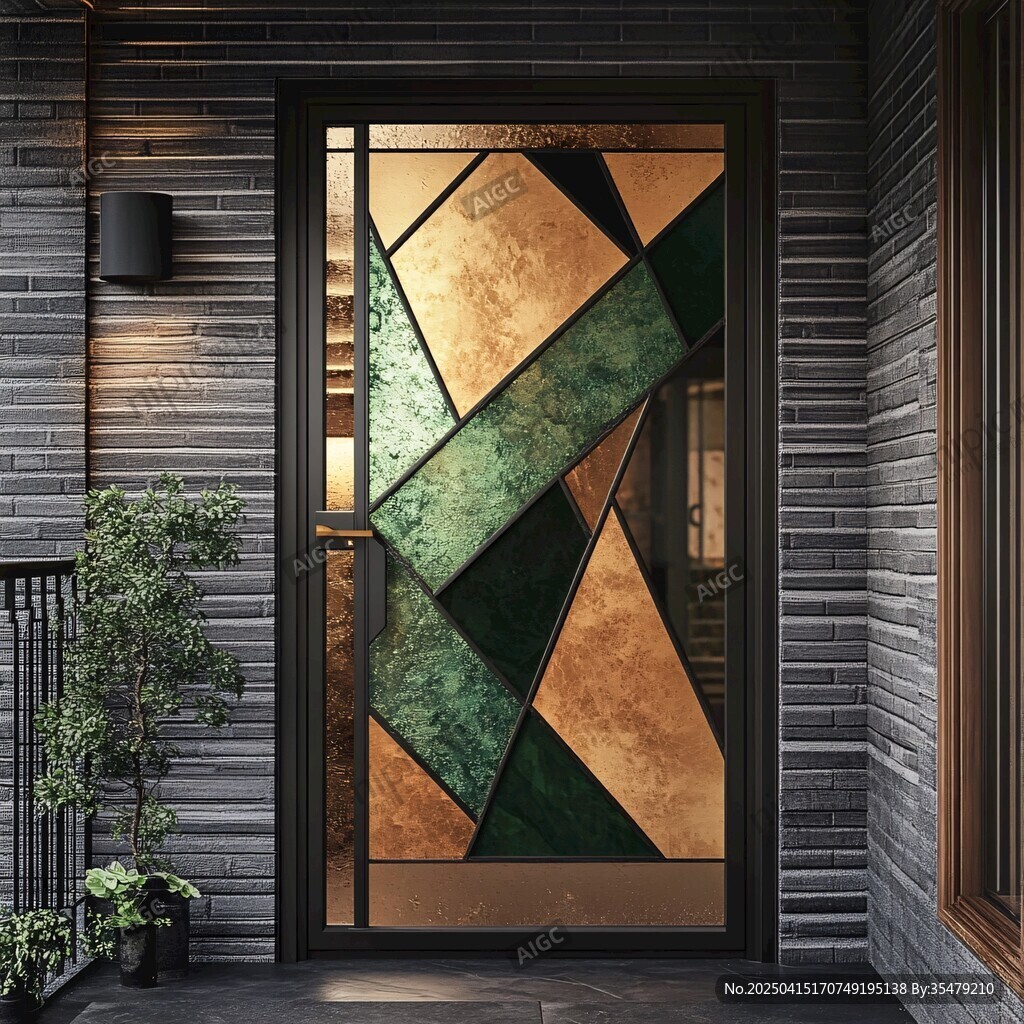 藝術(shù)玻璃入戶門設(shè)計(jì)展示