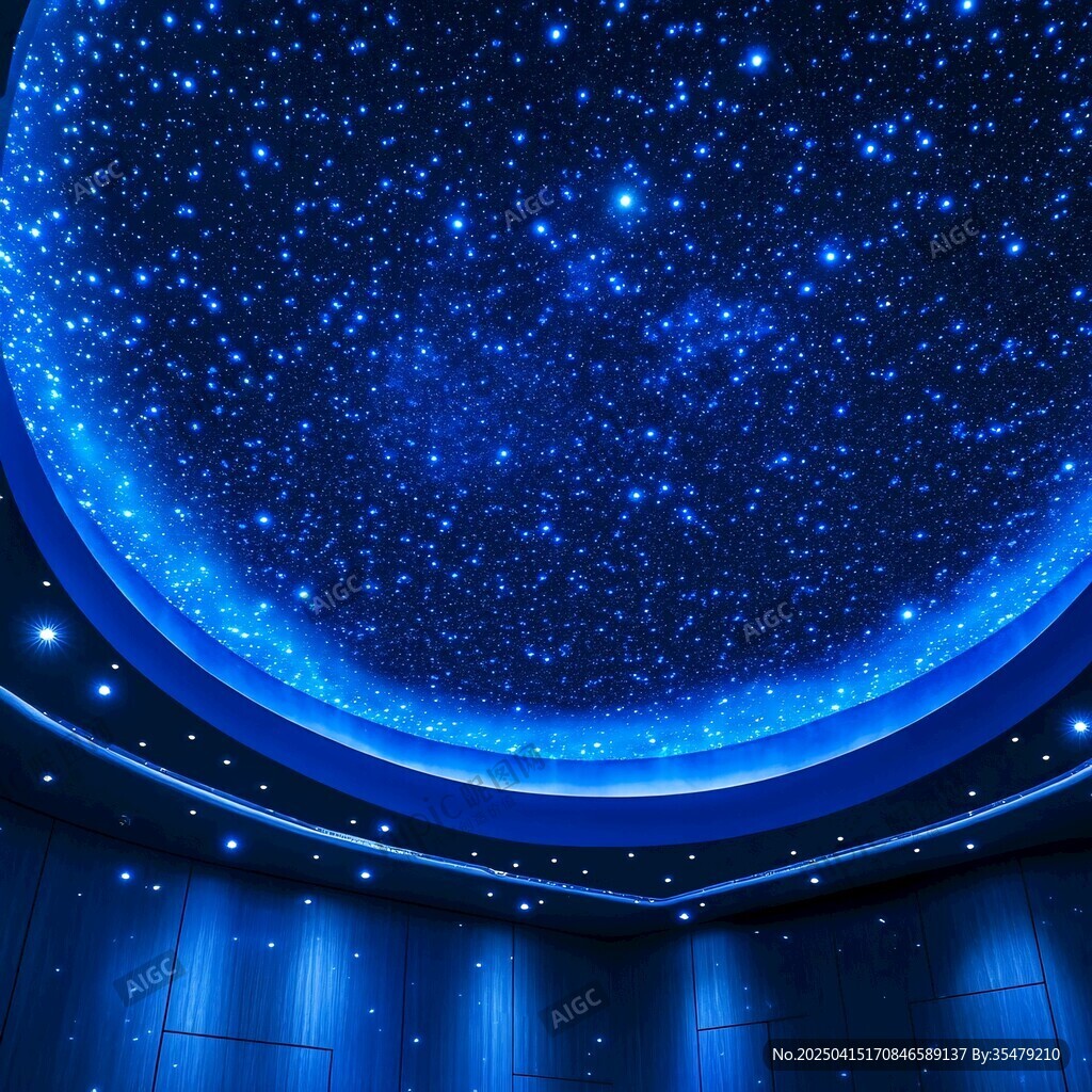 夢幻星空頂室內(nèi)璀璨景象