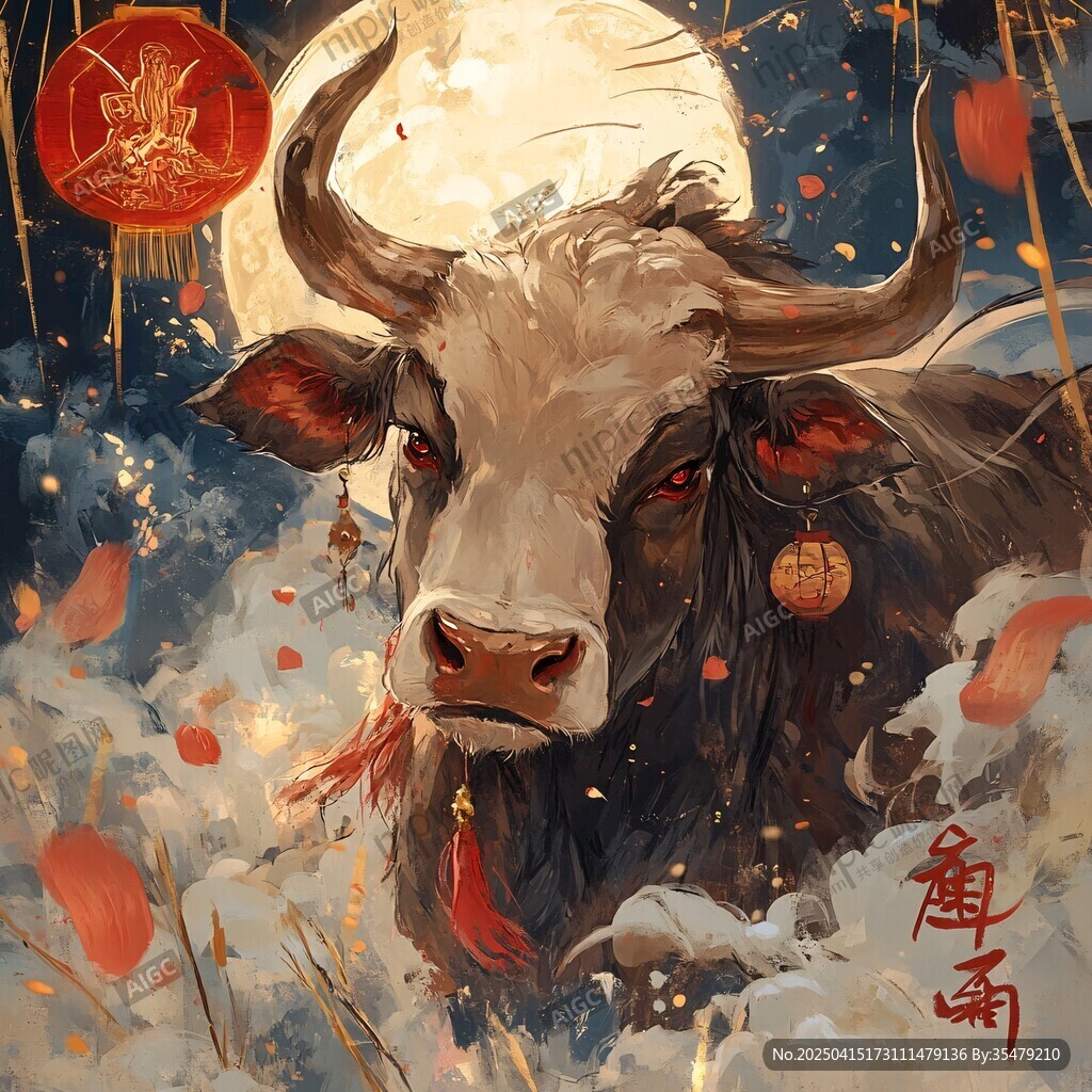 牛年祥瑞圖
