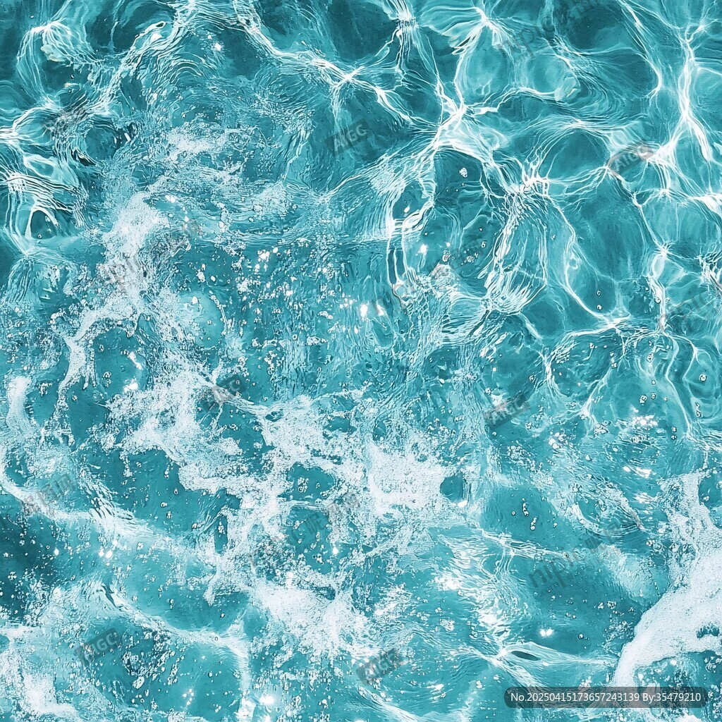碧波蕩漾的靈動水面