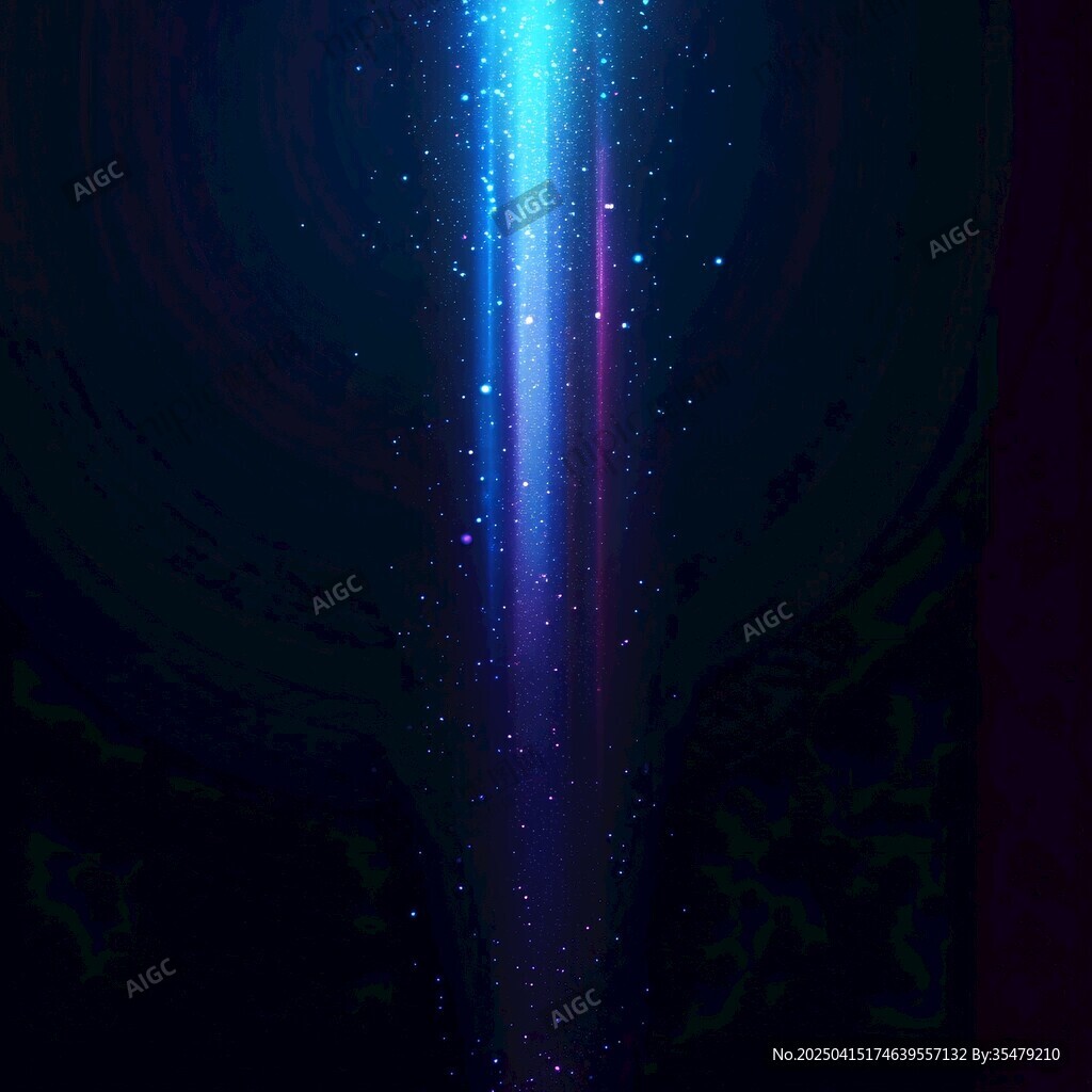 夢(mèng)幻藍(lán)紫光線星空背景