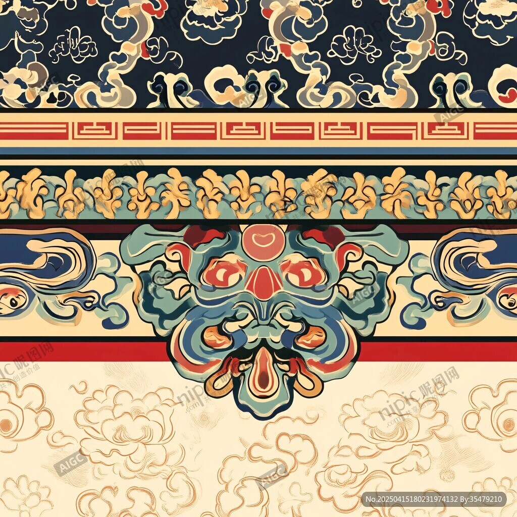 中式傳統(tǒng)古典紋樣圖案