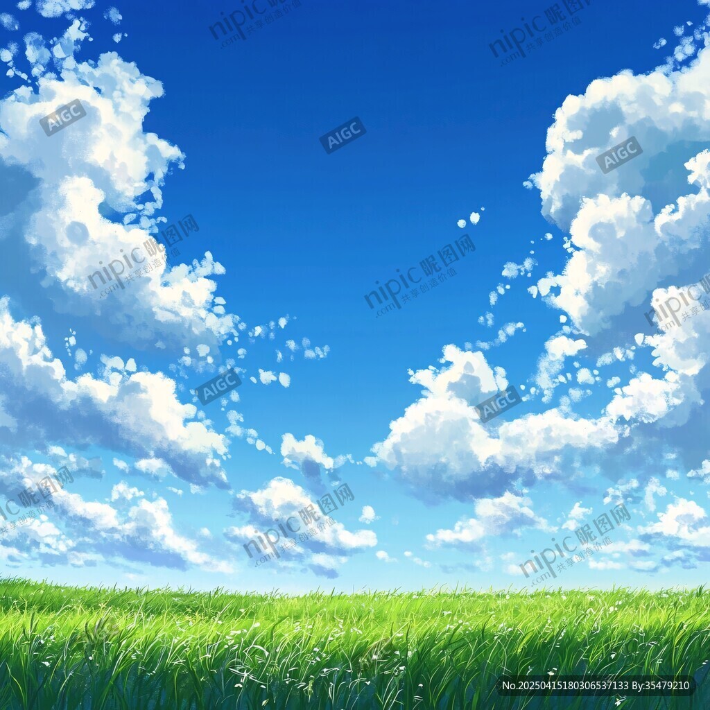 藍天綠地 夢幻自然美景