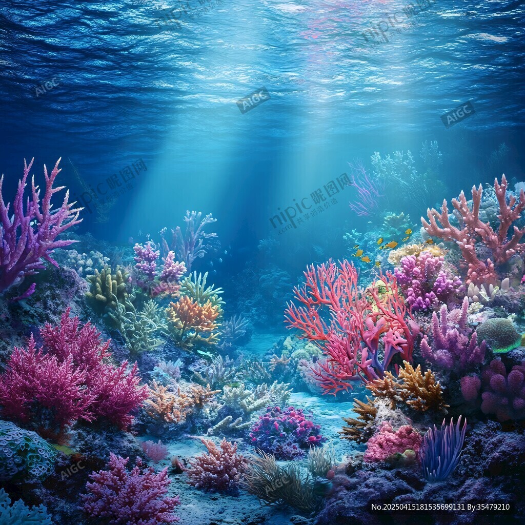 夢幻海底珊瑚景觀