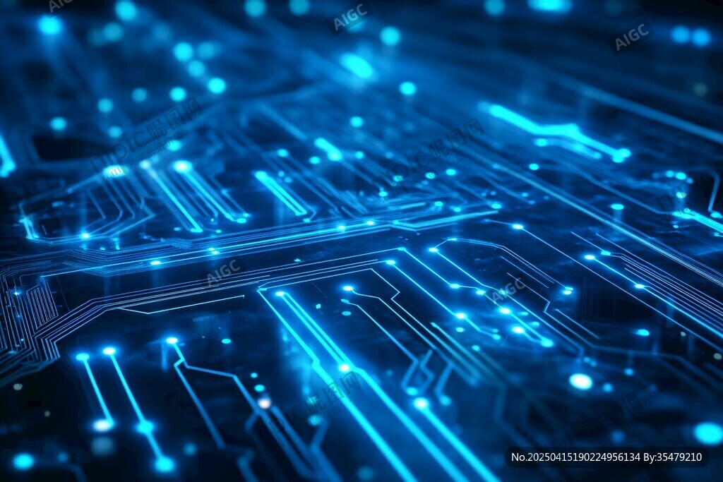 科技感電路背景圖