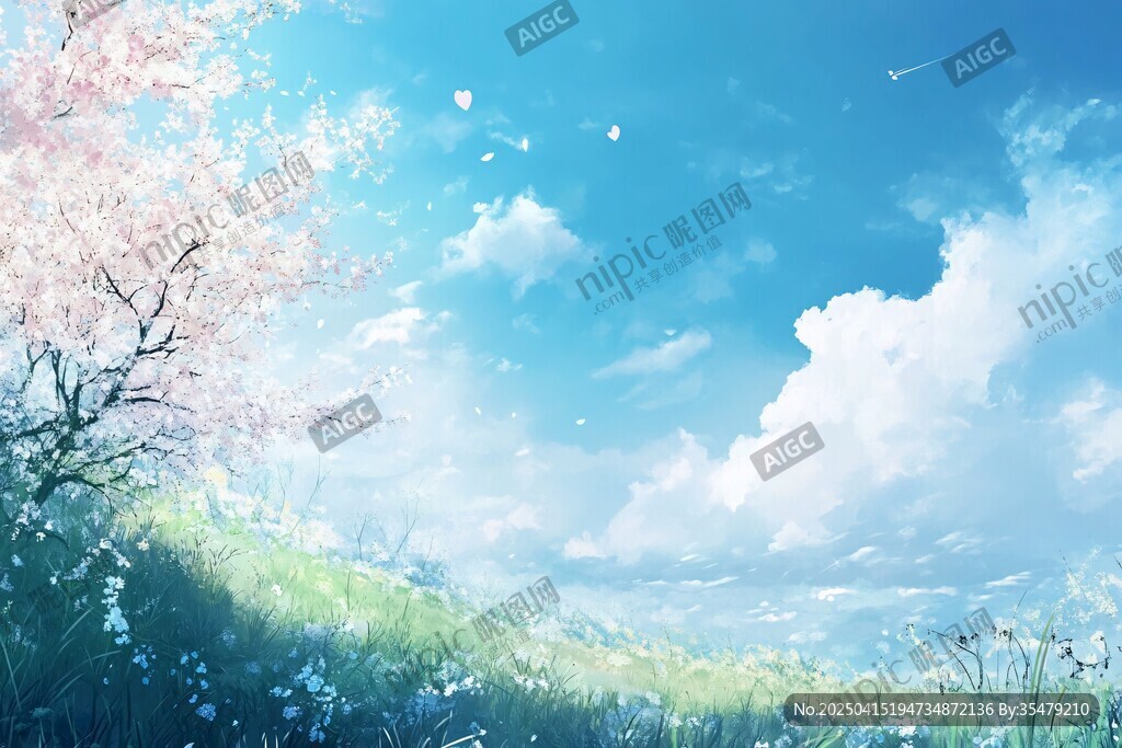 春日爛漫風景