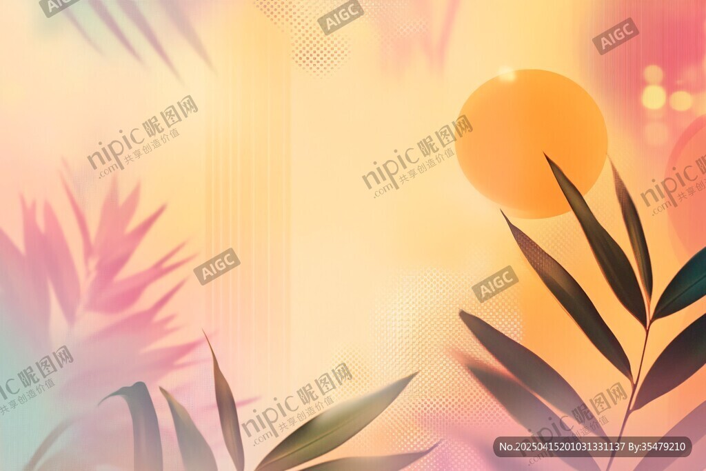 夢幻熱帶風(fēng)光 陽光與綠植