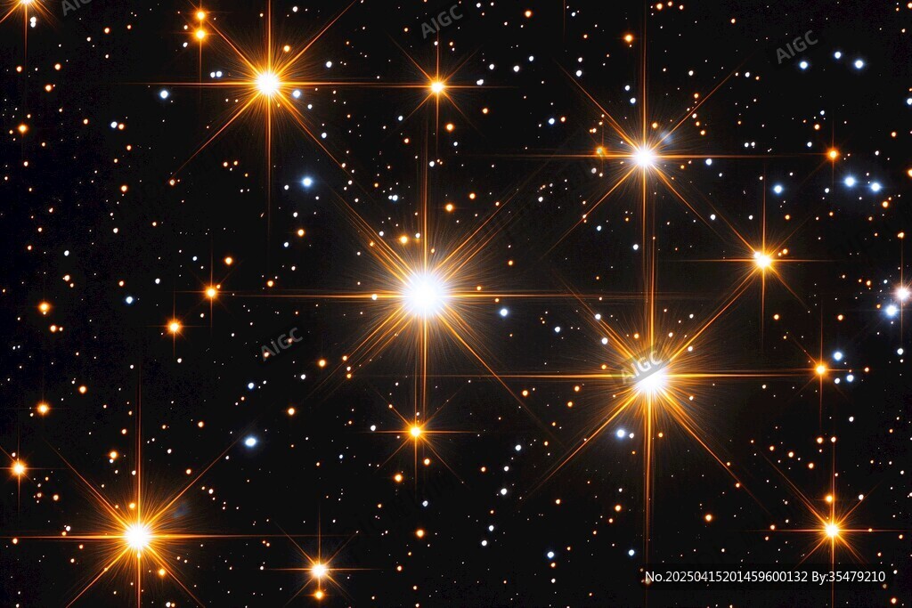 璀璨星空閃耀夢幻光芒