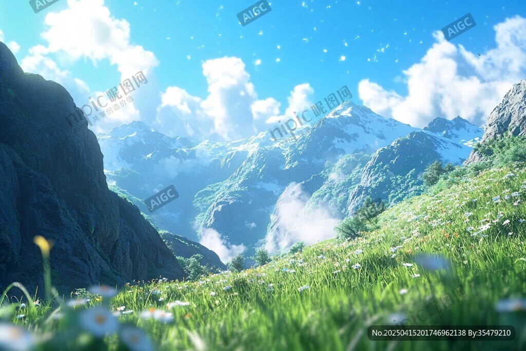 夢幻山間美景