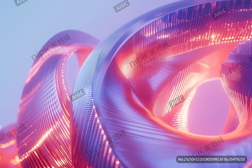 炫彩3D流線藝術(shù)形態(tài)