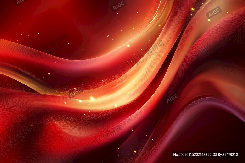 紅色炫彩動(dòng)感線條背景圖