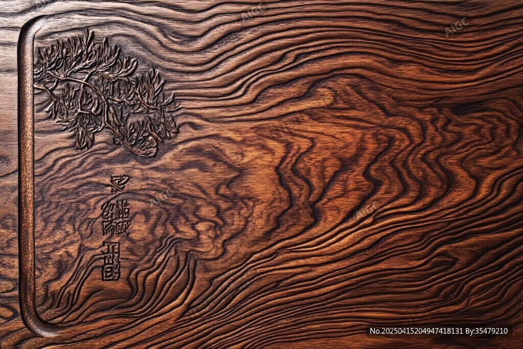 精美木雕紋理與圖案展示