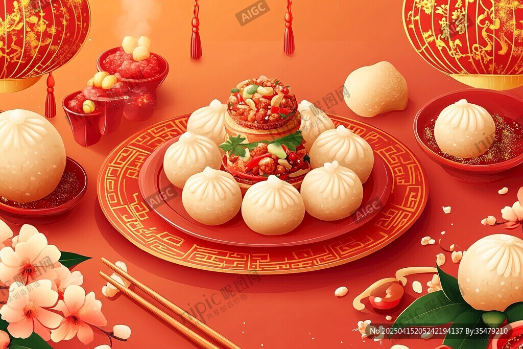 新春中式美食團(tuán)圓盛宴