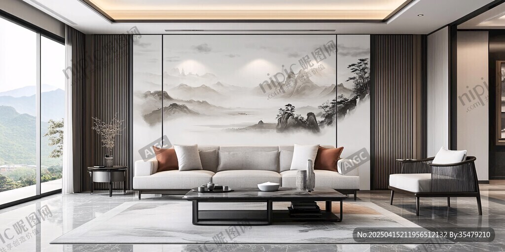 中式簡約風客廳優(yōu)雅景致