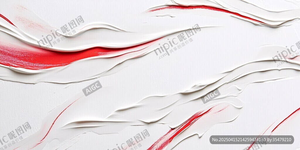 紅白抽象紋理藝術(shù)圖案