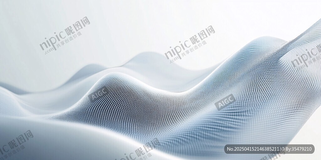 流動的科技感波浪紋理