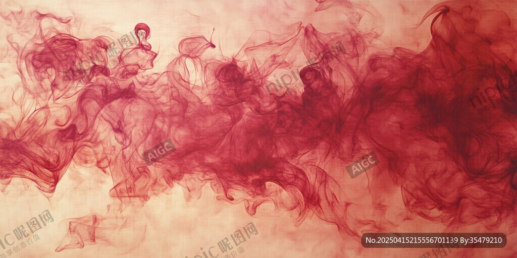 紅色煙霧夢(mèng)幻藝術(shù)效果