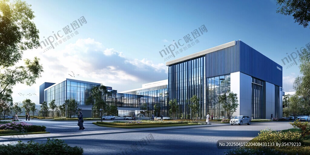 現(xiàn)代風(fēng)格辦公建筑外觀