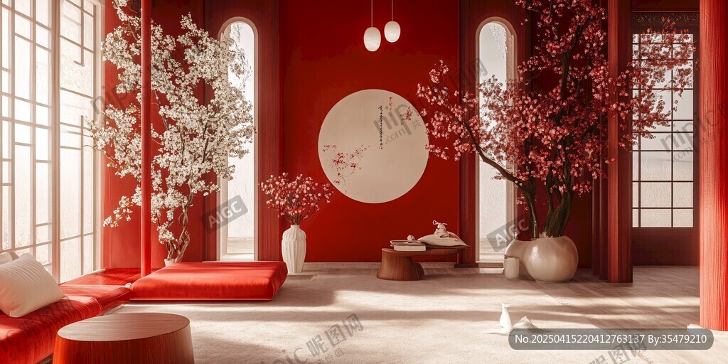 中式雅致客廳室內(nèi)空間設(shè)計(jì)