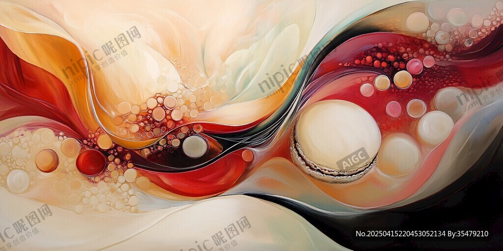 夢(mèng)幻抽象流體藝術(shù)畫(huà)作