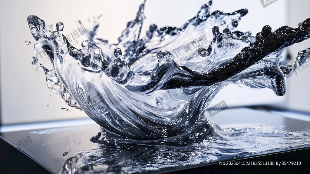 水花靈動瞬間
