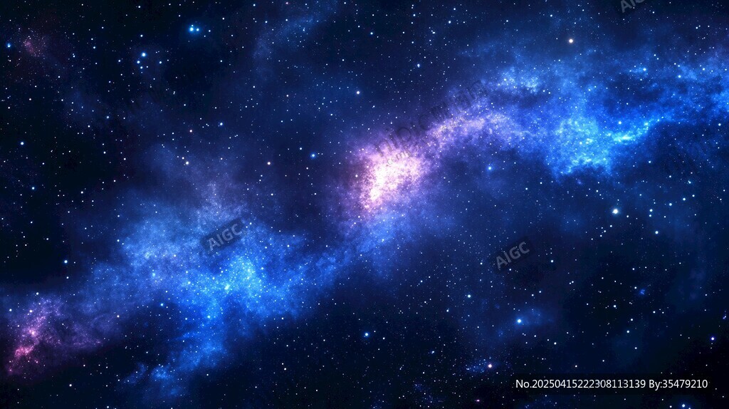 夢幻深邃的宇宙星云景觀