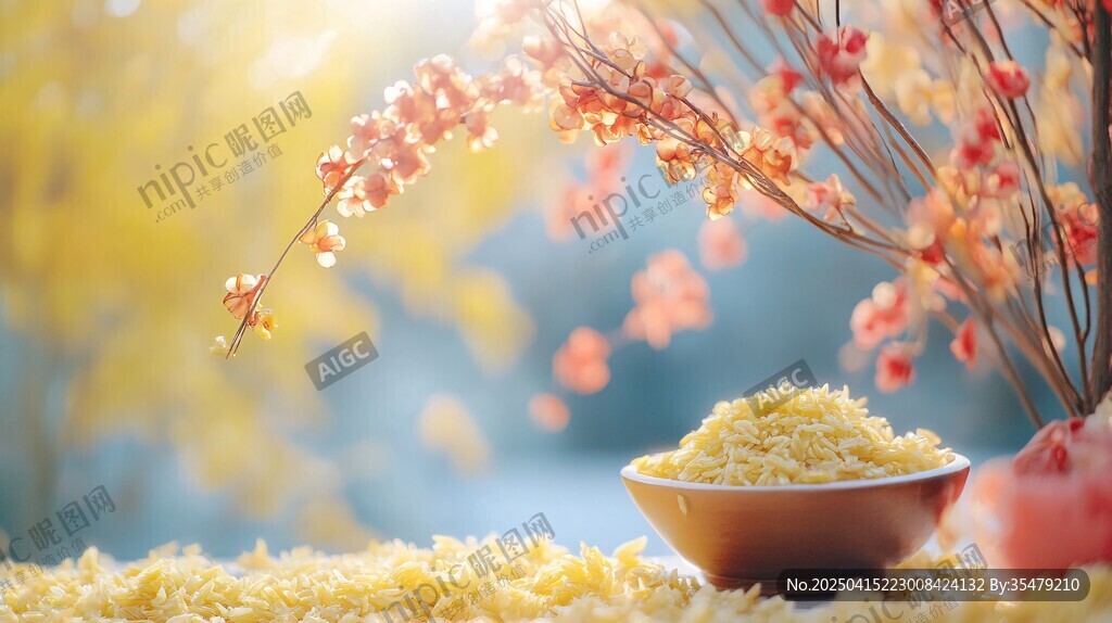 春日米香與繁花共賞