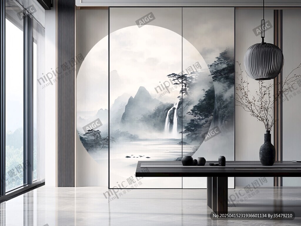 中式山水意境的雅致空間