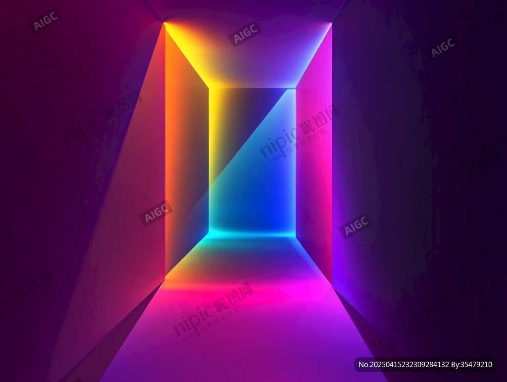 炫彩光影通道奇幻場景