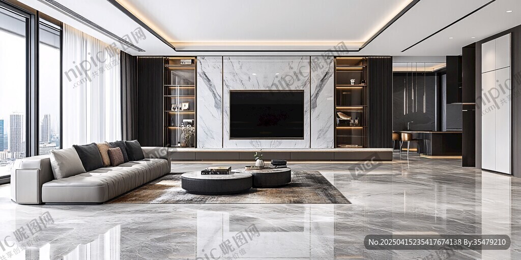 现代简约风豪华客厅空间 现代简约风豪华客厅空间