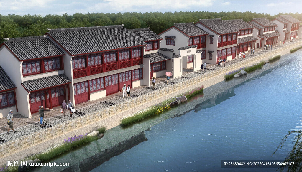 中式建筑效果圖