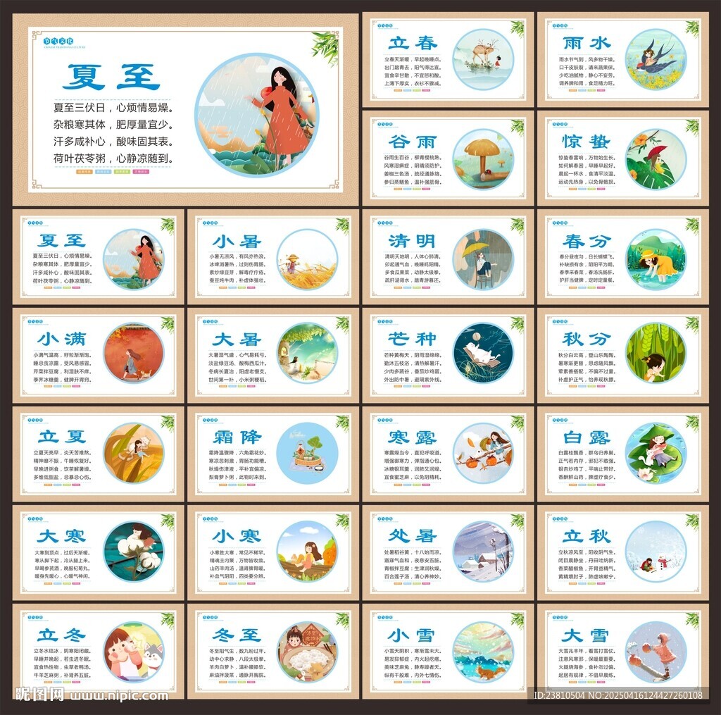 二十四節(jié)氣文化墻