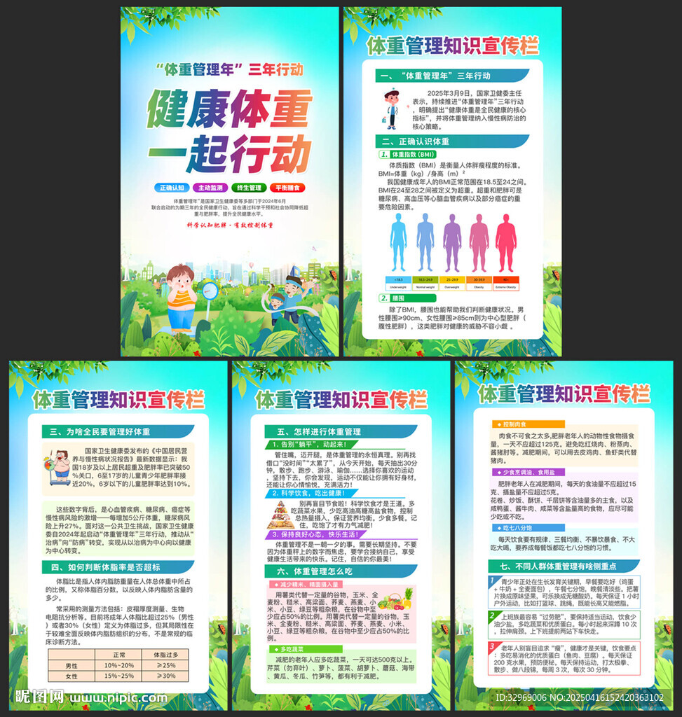 體重管理年海報