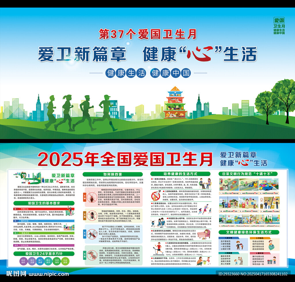 2025年全國愛國衛(wèi)生月展板