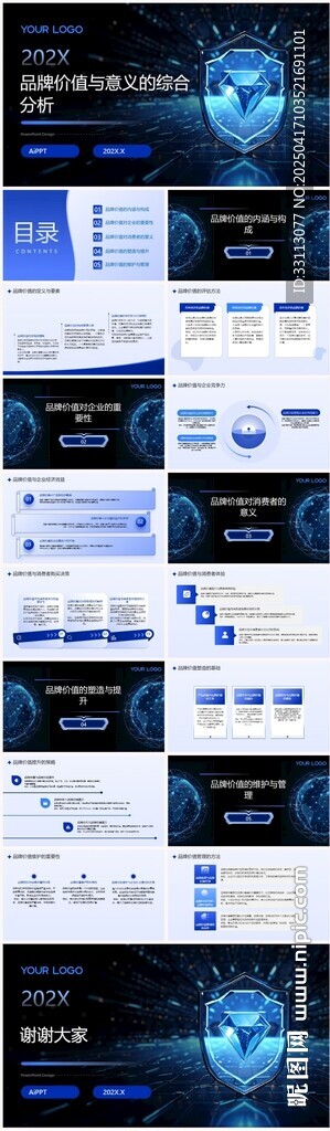 品牌價值與意義的綜合分析PPT