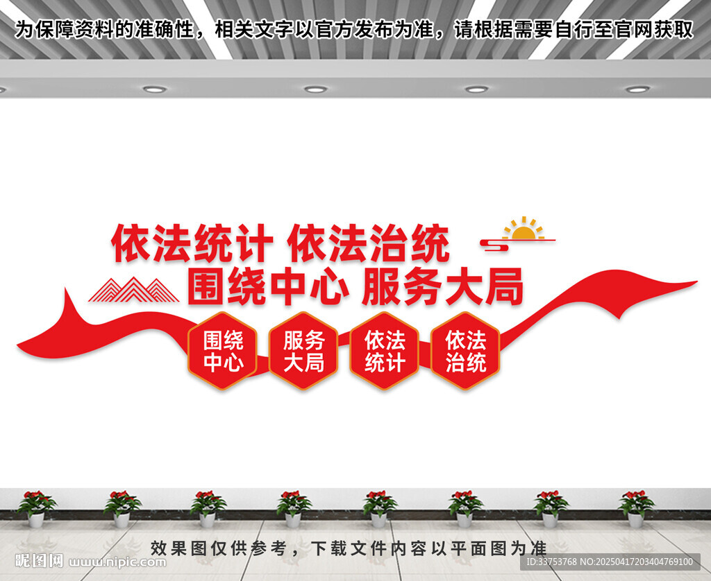 統(tǒng)計局文化墻