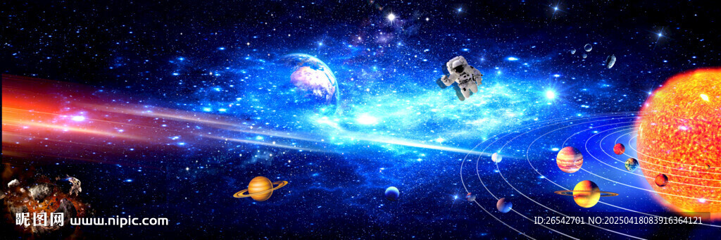 夢幻宇宙星空壯麗景象