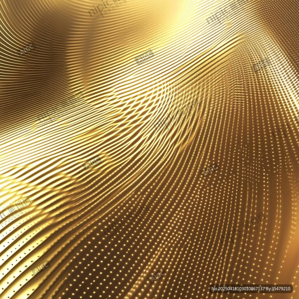 金色動感線條紋理背景圖