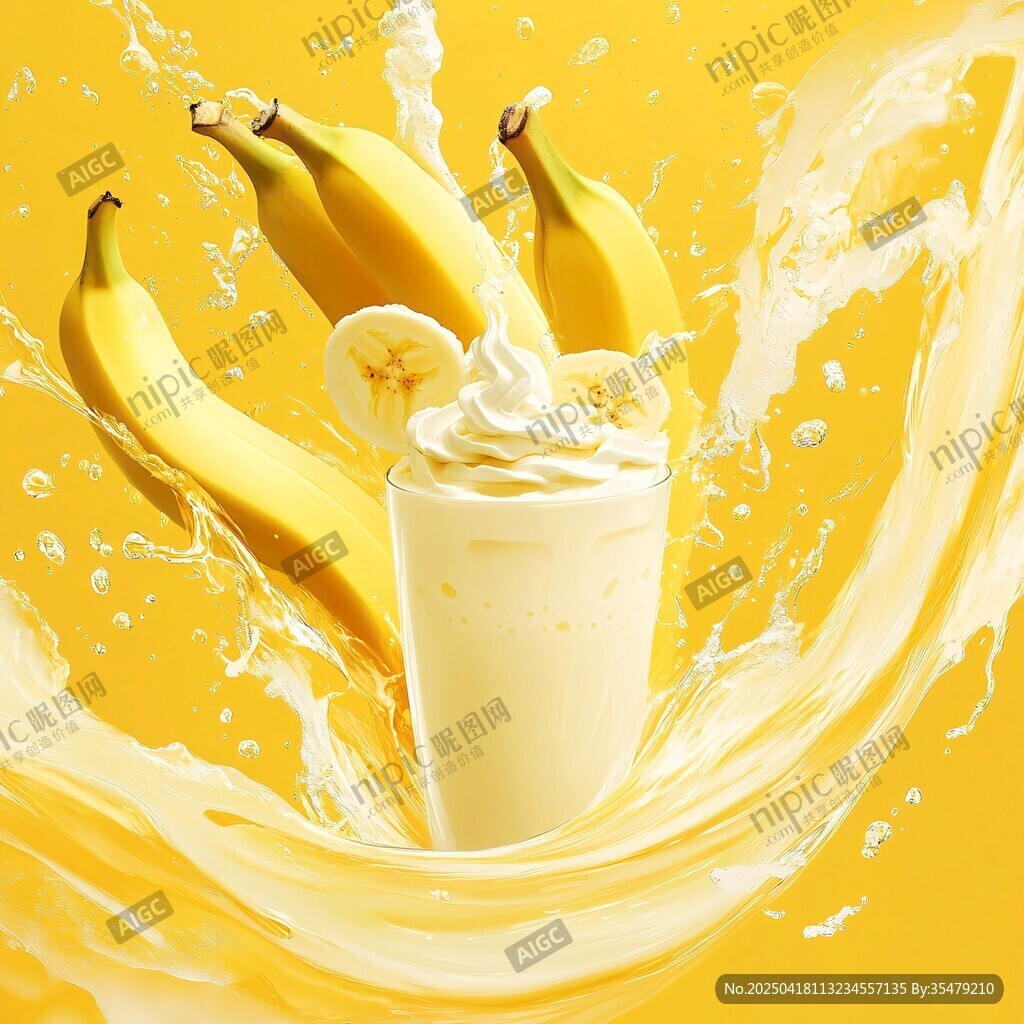 香蕉奶昔 活力與美味迸發(fā)