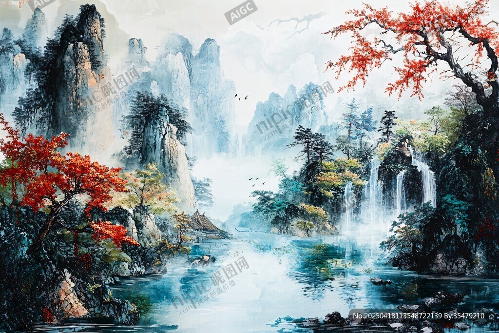 秋韻山水間