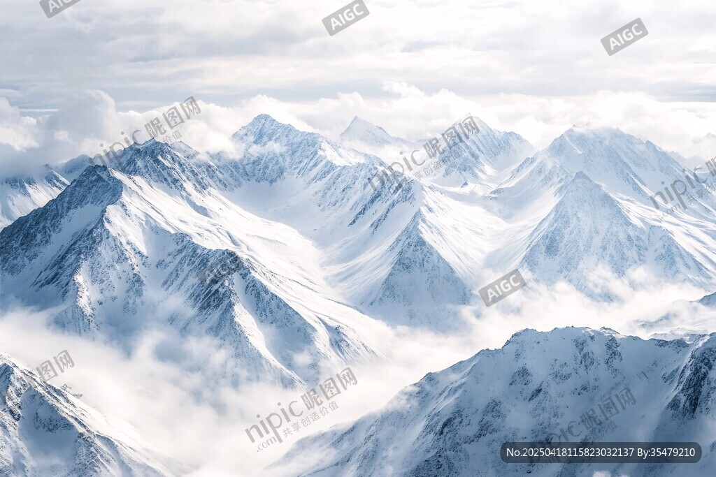 壯麗雪山云海景觀