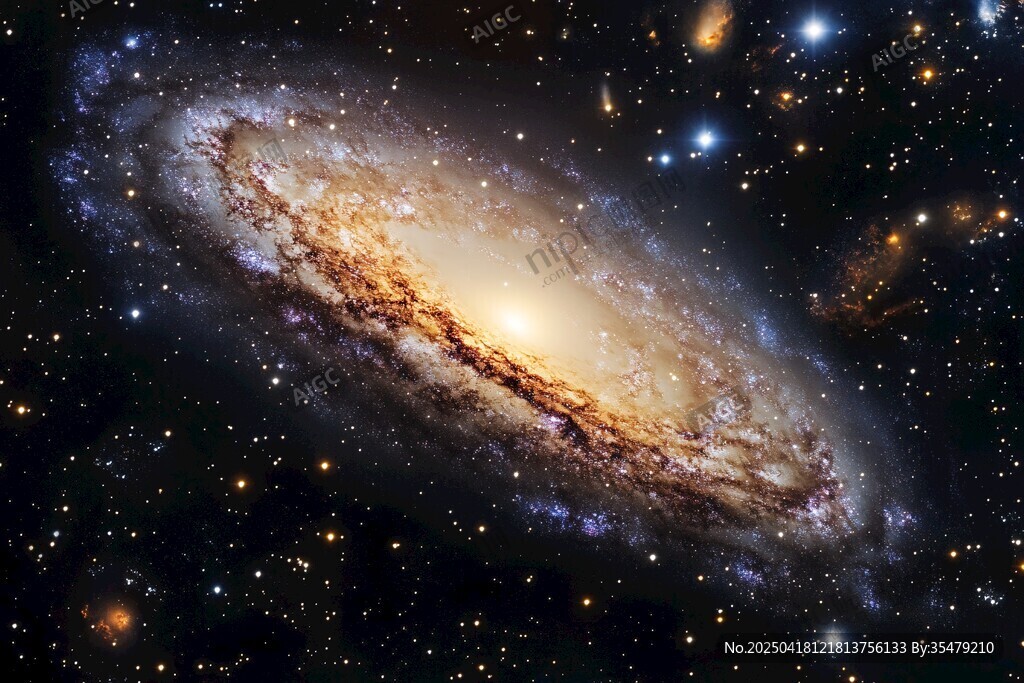壯麗螺旋星系閃耀宇宙