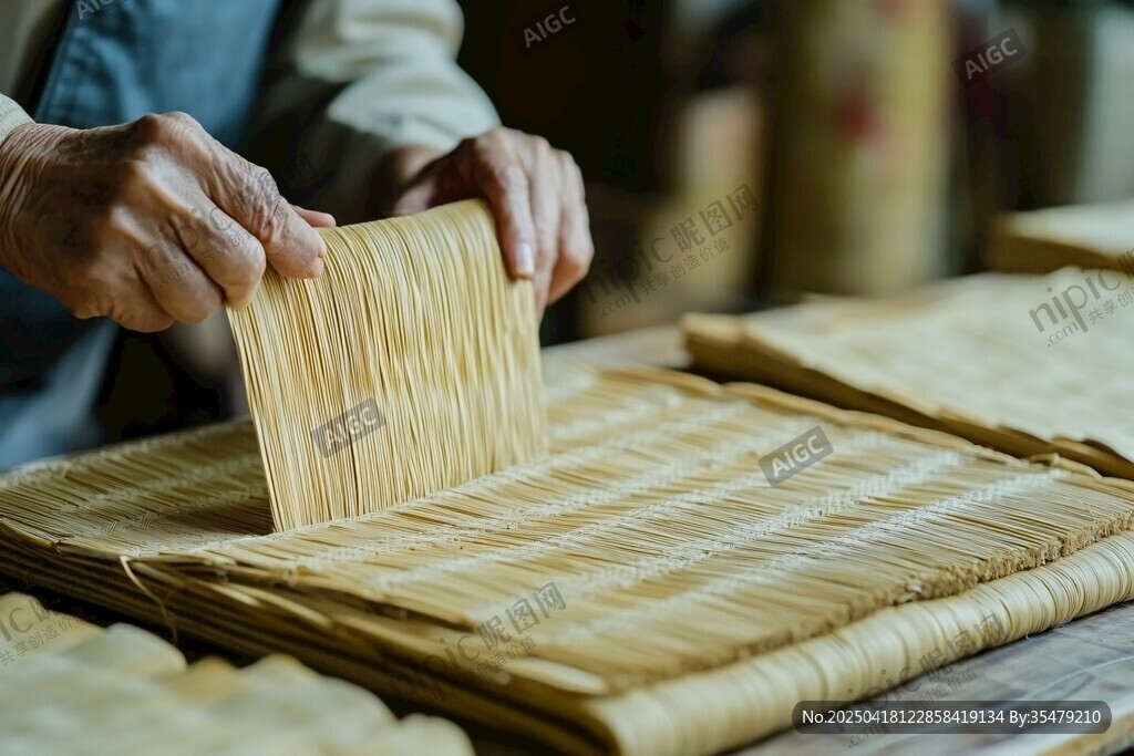 手工制作竹編