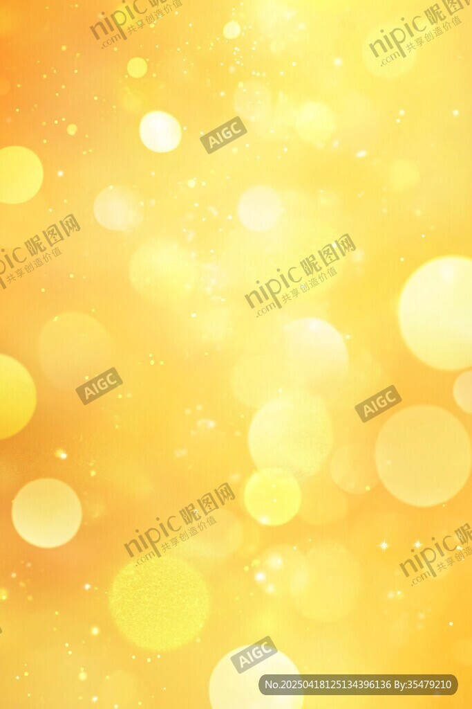 金色夢幻光斑背景圖