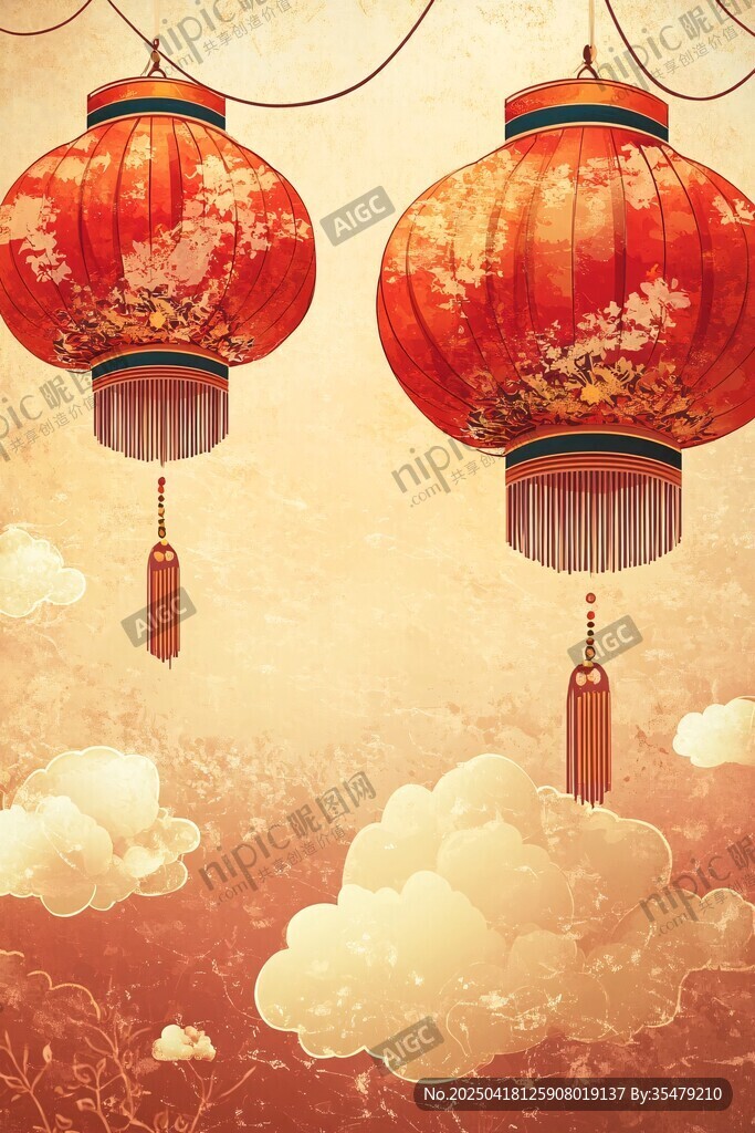 喜慶紅燈籠 云端添年味
