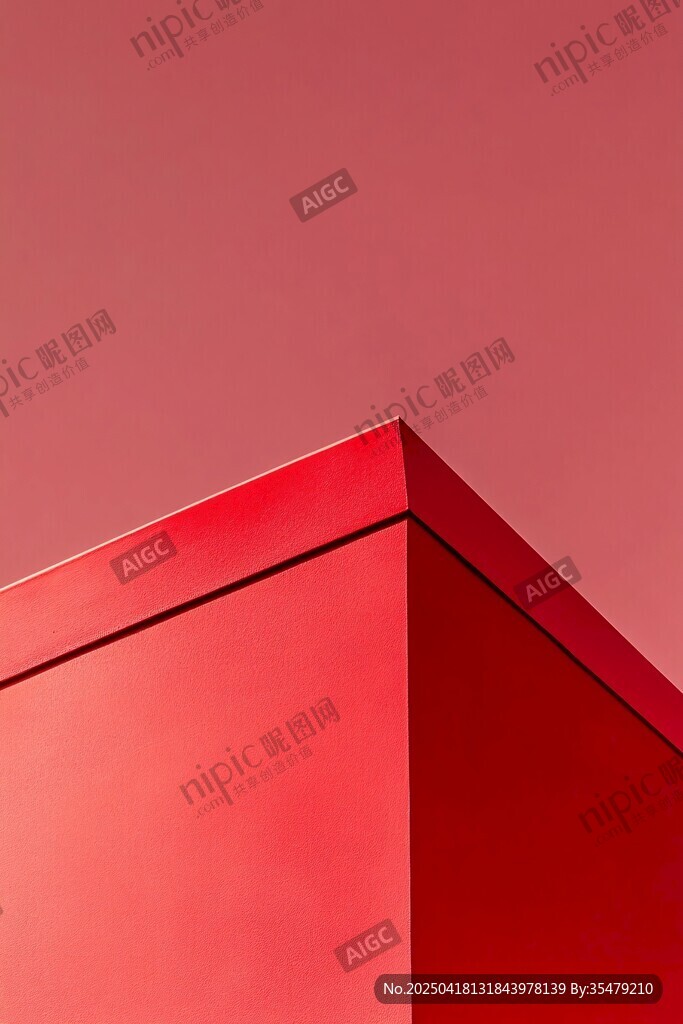 紅色建筑一角