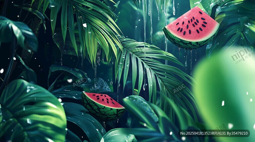 雨林中的甜蜜西瓜奇遇